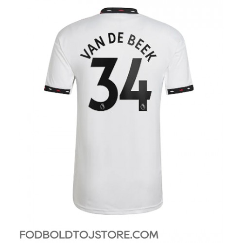 Manchester United Donny van de Beek #34 Udebanetrøje 2022-23 Kortærmet
